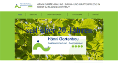 Desktop Screenshot of haenni-gartenbau.ch